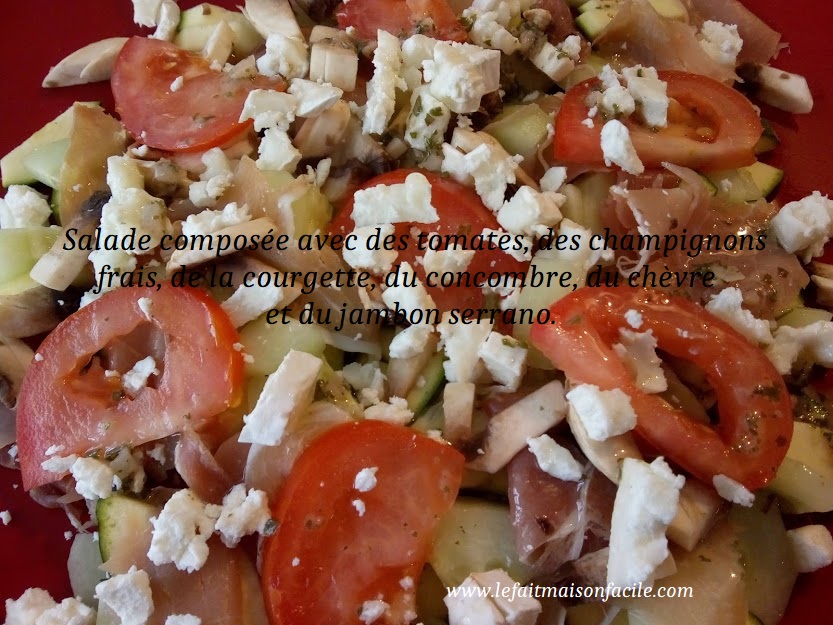 Recette Grosse salade fraîcheur - Le fait maison facile