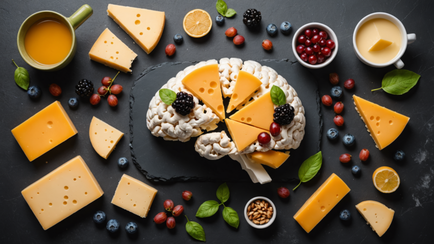 découvrez les effets du fromage sur la santé cérébrale et son rôle potentiel dans la prévention ou le risque de la maladie d'alzheimer.